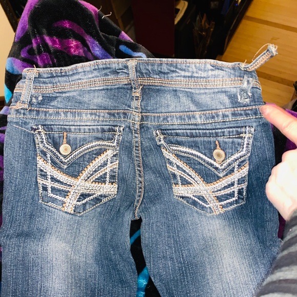 Rue 21 jeans size 1/2R slim boot inseam 31 - Picture 4 of 4